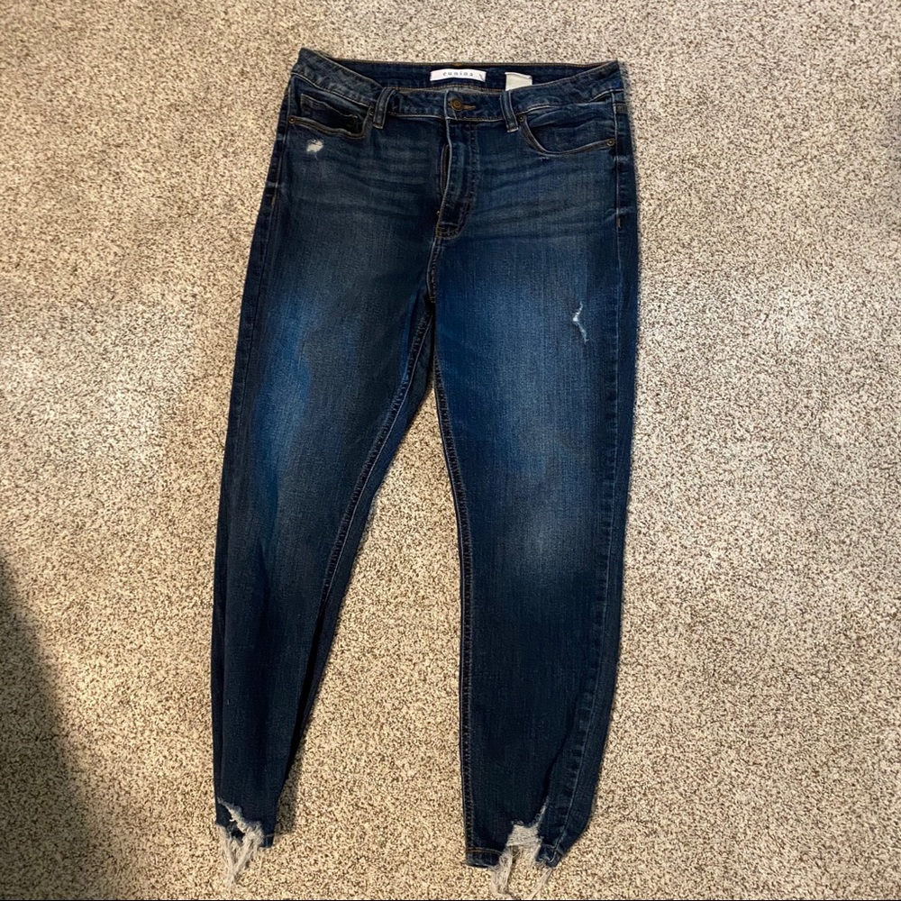 Eunina Brand Distressed Skinny Jeans